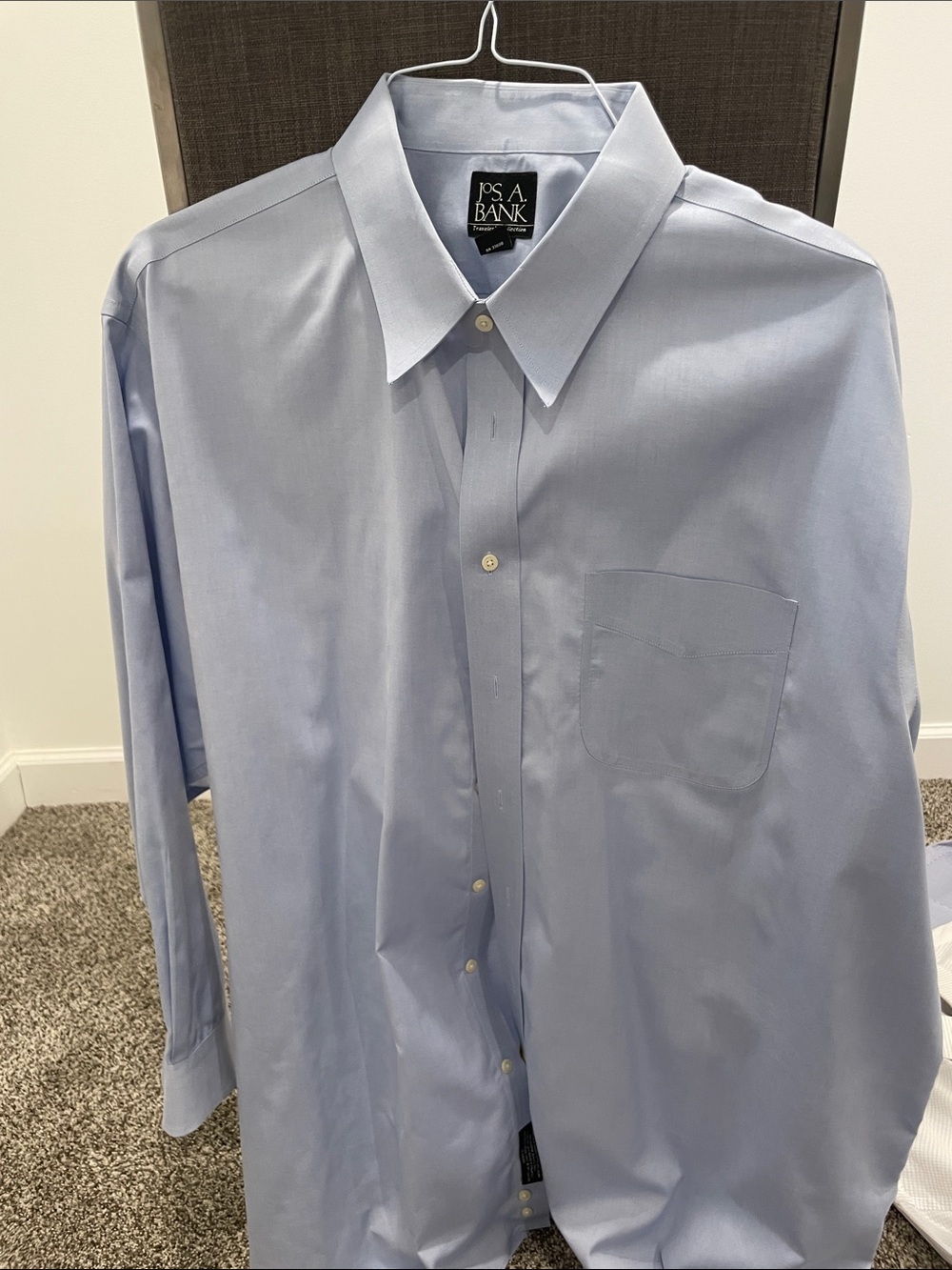 Jos. A. Bank Light Blue Men's Dress Shirt - Classic Point Collar